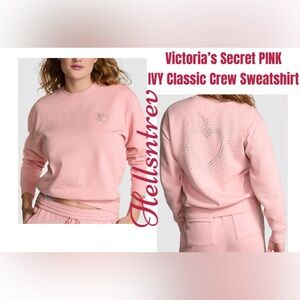 Victoria’s Secret PINK Ivy Fleece Crew Sweatshirt XXLARGE